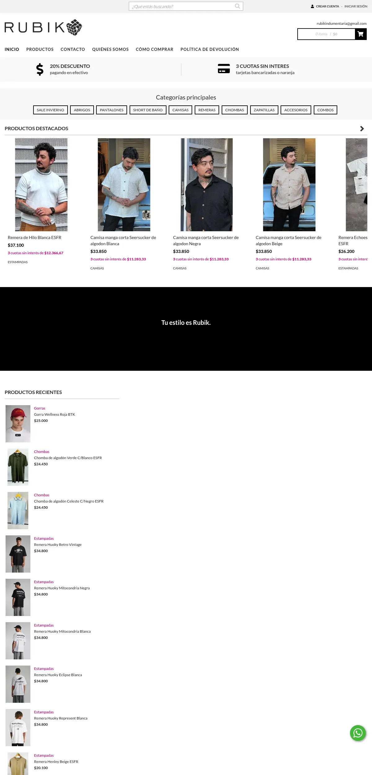 Vista previa de Rubik Indumentaria