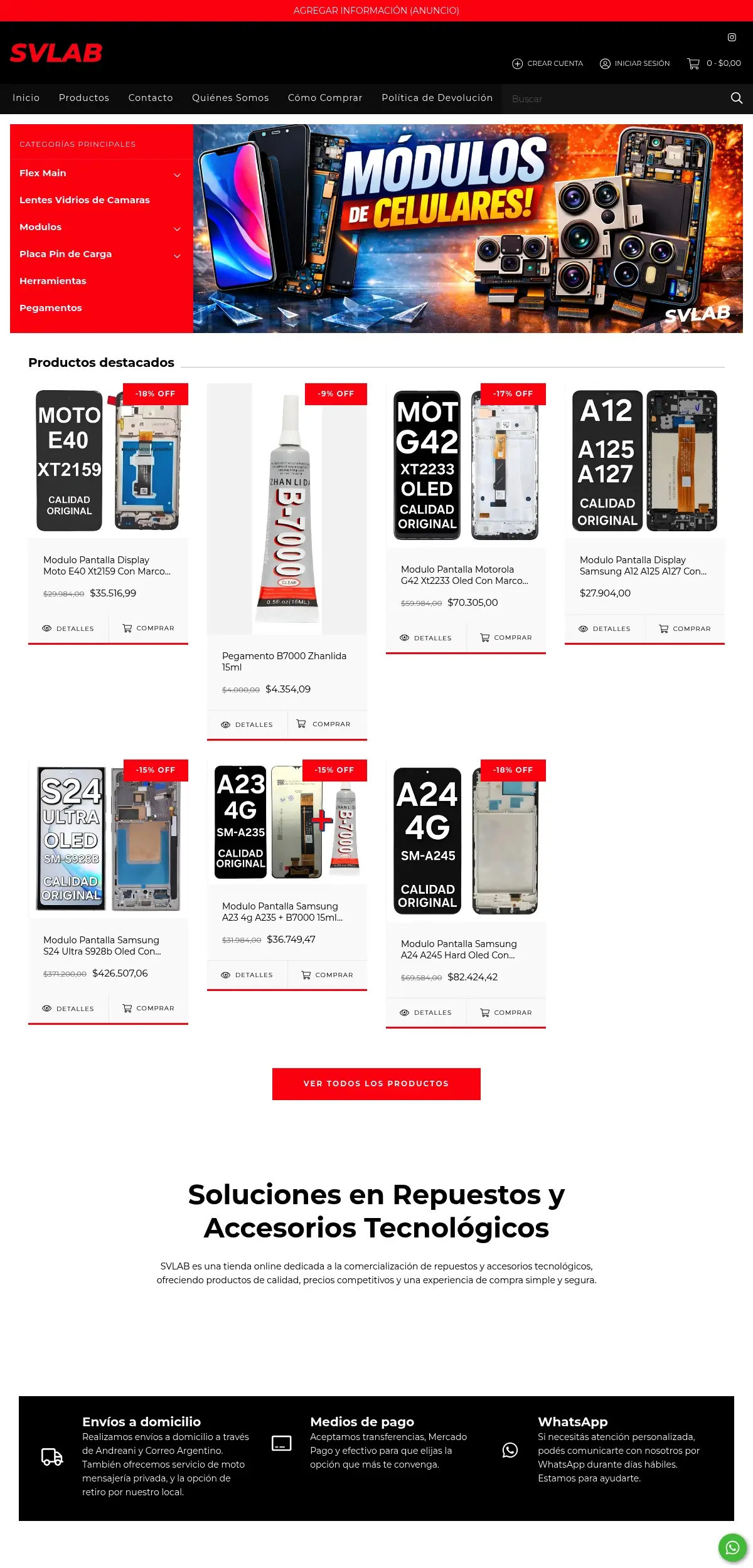 Vista previa de SVLAB